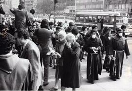 Acto de franciscanos contra el smog