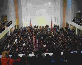 Panorámica del cambio de mando y toma del gobierno por Patricio Aylwin en 1991