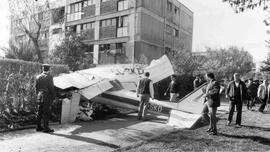 Accidente Aéreo: avión cae en la comuna de Ñuñoa