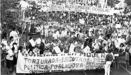 Chile Manifestación mujeres 8 de marzo 90'