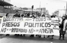 Manifestación convocada por la Coordinador Nacional de Derechos Humanos por la libertad de los pr...