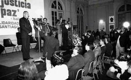 Carlos Oviedo, Arzobispo de Santiago, participa en acto de la Comisión de Verdad y Reconciliación...