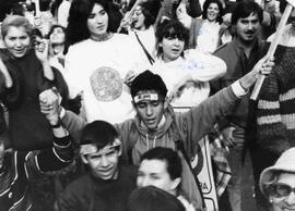 Chile Manifestación, Universidad de Chile: Ñuñoa