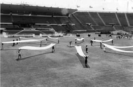 Ensayo acto en Estadio Nacional