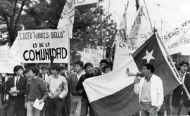 Educación: manifestación FESES y liceo