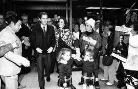 Empresario, Francisco Javier Errázuriz, junto a su esposa, Victoria Ovalle