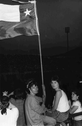 Manifestación en Estadio Nacional