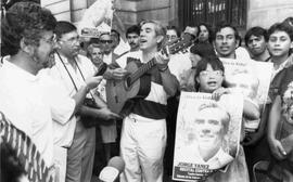 Jorge Yáñez, Folclorista promociona un recital contra el cáncer