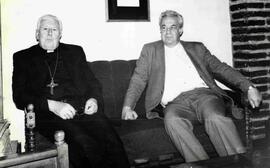 Cardenal Juan Francisco Fresno, junto a Sergio Valech, Vicario de la Solidaridad