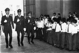 Guardias en Palacio de La Moneda