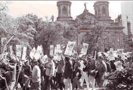 Manifestación del movimiento Sebastián Acevedo, a cinco años de su creación