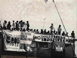 Manifestantes por el No