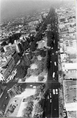 Una vista de la Alameda hacia el Poniente