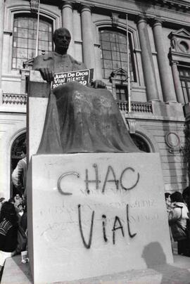 Manifestación en la Universidad Católica