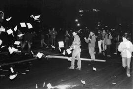 Chile Manifestaciones. Marcha de hambre