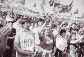 Manifestación, primero de mayo 88'