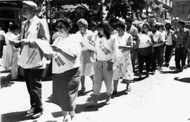 Integrantes de la Agrupación de Familiares de Presos Políticos, marchan por La Verdad y la Justic...