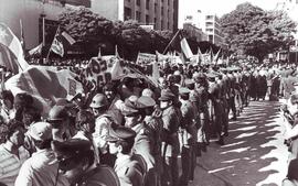 Huelga Mineros carbón, Lota. Marcha a Concepción