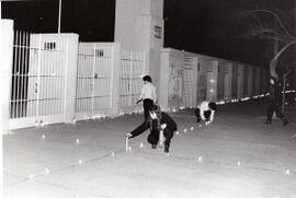 Estadio Nacional. Velatón. Conmemoración 11 de Septiembre