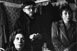 Teatro. Actores. Sara Astica, Marcelo Gaete, Orietta Escámez