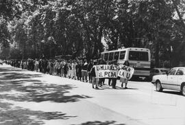 Manifestación de mujeres del Pedagógico