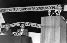 Eugenio Tironi, Director de la Secretaría de Comunicación y Cultura, pronuncia discurso en Semina...