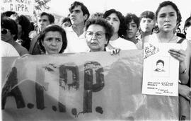 Integrantes de la Agrupación de Familiares de Presos Políticos (AFPP), realizan marcha de protest...