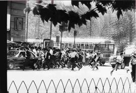 Manifestación Secundarios y Colegio de Profesores