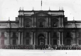 Frontis del Palacio de La Moneda