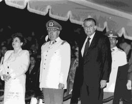 Patricio Aylwin y Augusto Pinochet