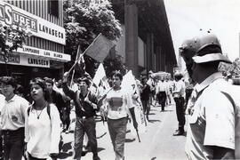 Manifestación de estudiantes en la alameda