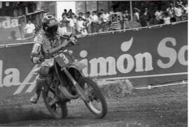 Gonzalo Gómez, vencedor en 125 cc, en la Segunda fecha del Campeonato Nacional Moto-Cross Limón Soda