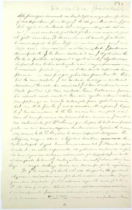 Carta borrador de José Victorino Lastarria