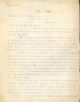 Carta de Manuel Ancízar a José Victorino Lastarria