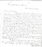 Carta de José Francisco Gana a José Victorino Lastarria