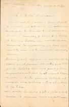 Carta de Juan A. Martínez a José Victorino Lastarria