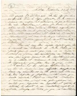 Carta de Marcial Martínez a José Victorino Lastarria