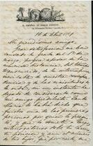 Carta de José María de Mora a José Victorino Lastarria