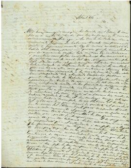 Carta de Juan Nepomuceno Espejo a José Victorino Lastarria