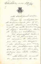 Carta de Marcial Martínez a José Victorino Lastarria