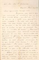 Carta de Manuel Ancízar a José Victorino Lastarria