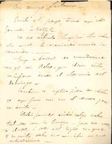 Carta de Félix Frías a José Victorino Lastarria