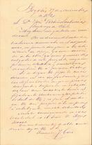 Carta de Francisco Javier Caro a José Victorino Lastarria