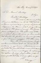 Carta de Tomás Frías a Manuel Buitrago