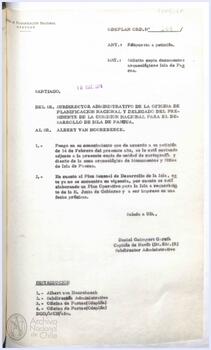 Solicitud de copia de documentos arqueológicos