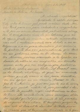 Carta de Francisco Astaburuaga a José Victorino Lastarria