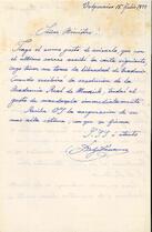 Carta de F. Von Prantt a E. V. Dessaner