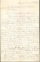 Carta de José María Guerrero a José Victorino Lastarria